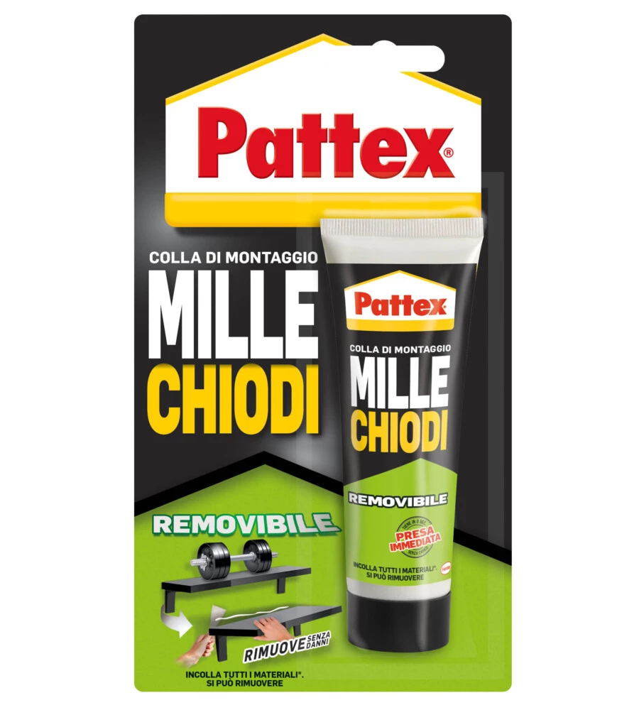 Pattex millechiodi removibile blister 100g